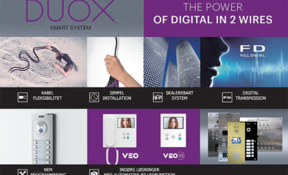 Dørtelefon system DUOX fra FERMAX finder success over hele verden