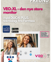 VEO-XL, den nye store monitor med DUOX PLUS teknologi fra Fermax